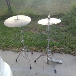 One CymbAl  Stand With  CYmbal,One Hihat Stand With Only One CymbAl