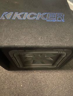 12”kicker L7 box and L7 subwoofer