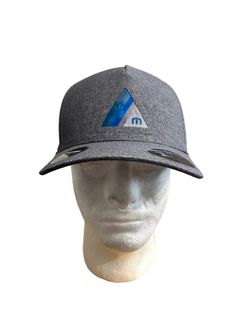 TravisMathew Gray Fitted Baseball Cap