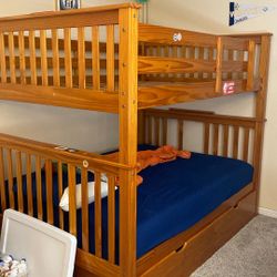 Free Full Over Full Bunk bed.