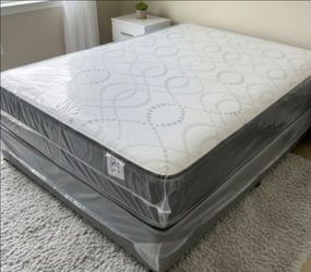 New Full Size Mattress With Box Spring set Colchones Nuevos Matrimoniales