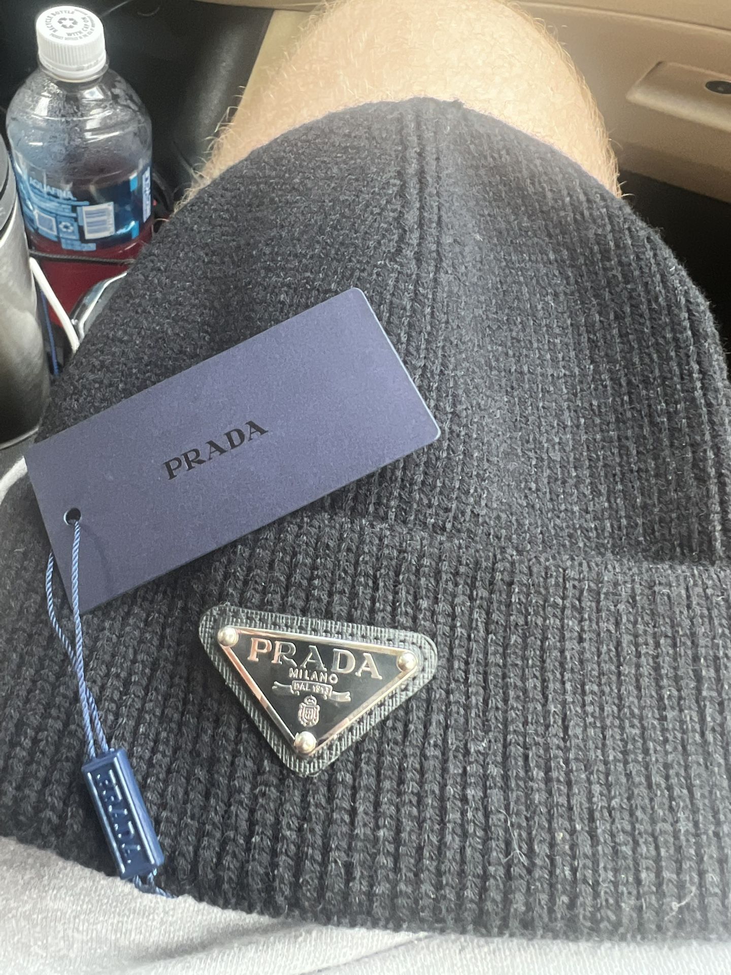 Prada Men's Wool and Cashmere Beanie