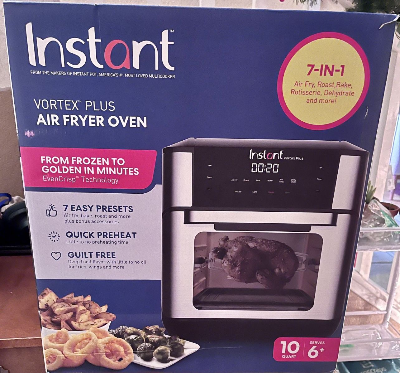 Instant Vortex Plus 7-in-1 10-Qt Air Fryer Oven - Yahoo Shopping