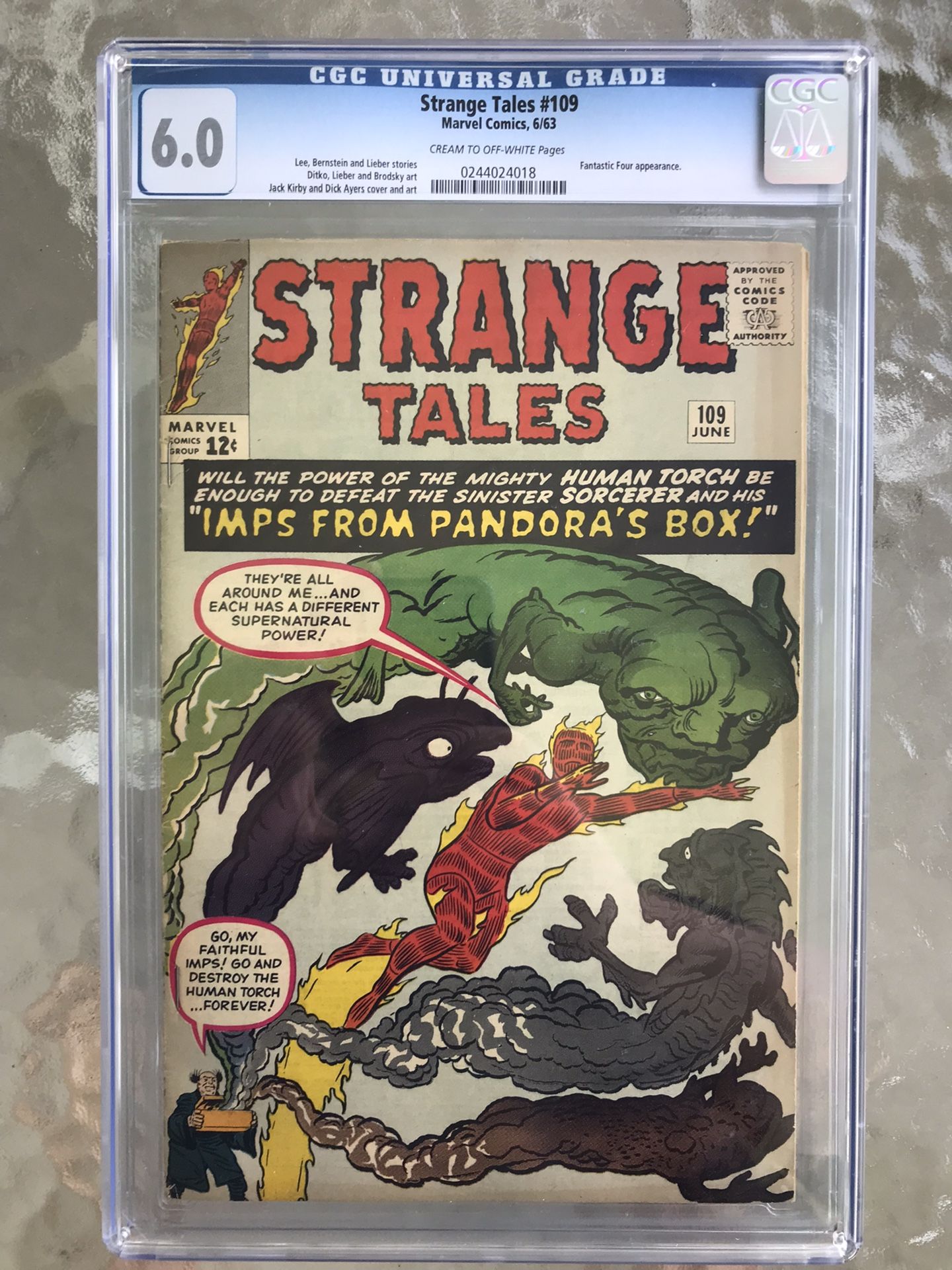 Strange Tales #109 (1963) CGC 6.0 — 1st Circe (Sersi); Stan Lee & Steve Ditko
