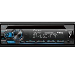 Pioneer  DEH-S4220BT
1-DIN In-dash Audio CD Receiver with Amazon Alexa, Pioneer Smart Sync App, Bluetooth®, Android™, iPhone