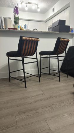 The Meridian Furniture Burke bar stool