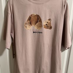 Palm Angels Bear T-Shirt Pink Size XL