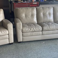 Leather Sofa Set 