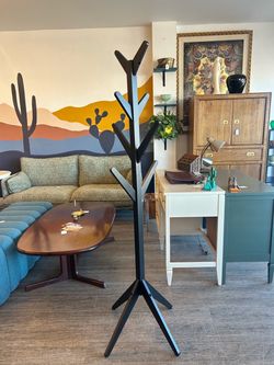 NEW Black Coat Rack!