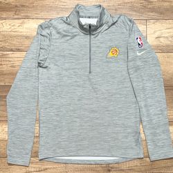 Nike NBA Phoenix Suns Team Issue Embroidered 1/2 Zip Warmup Pregame Shirt Mens S