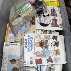 Sewing Pattern & Fabric     Free!!