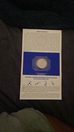 World Cup soccer 1994 collectible 5$ coin