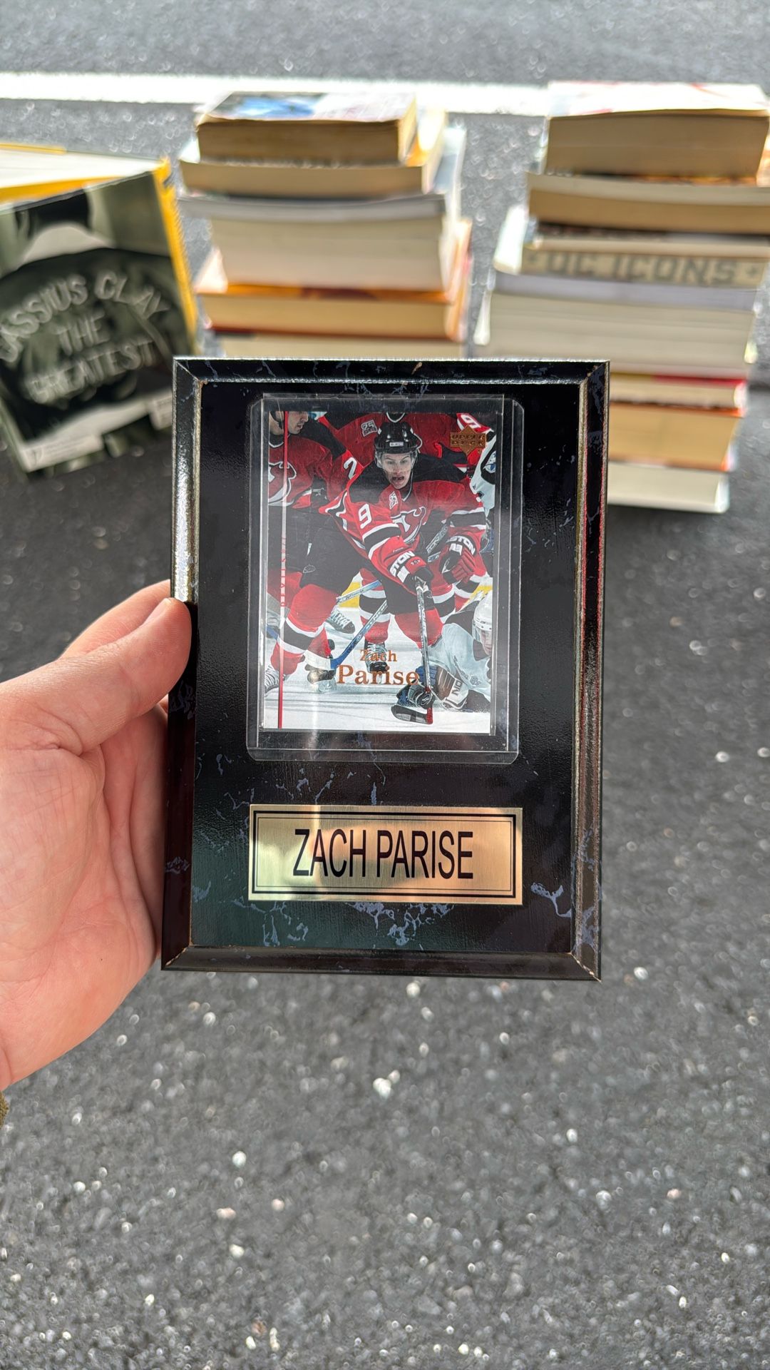 Zach Parise NJ Devils Plaque