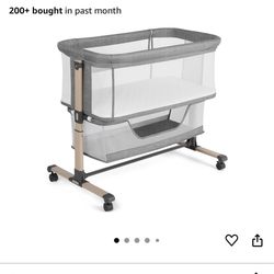 Portable adjustable bassinet bedside sleeper