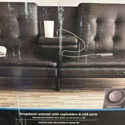 FUTON WITH CUPHOLDER AND USB 