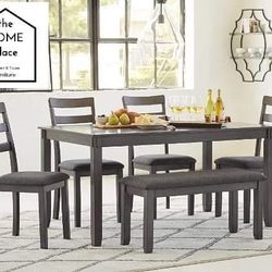 New Arrival!!! Brand New Set Table With  4 Chairs And Bench, In Stock NOW!!!