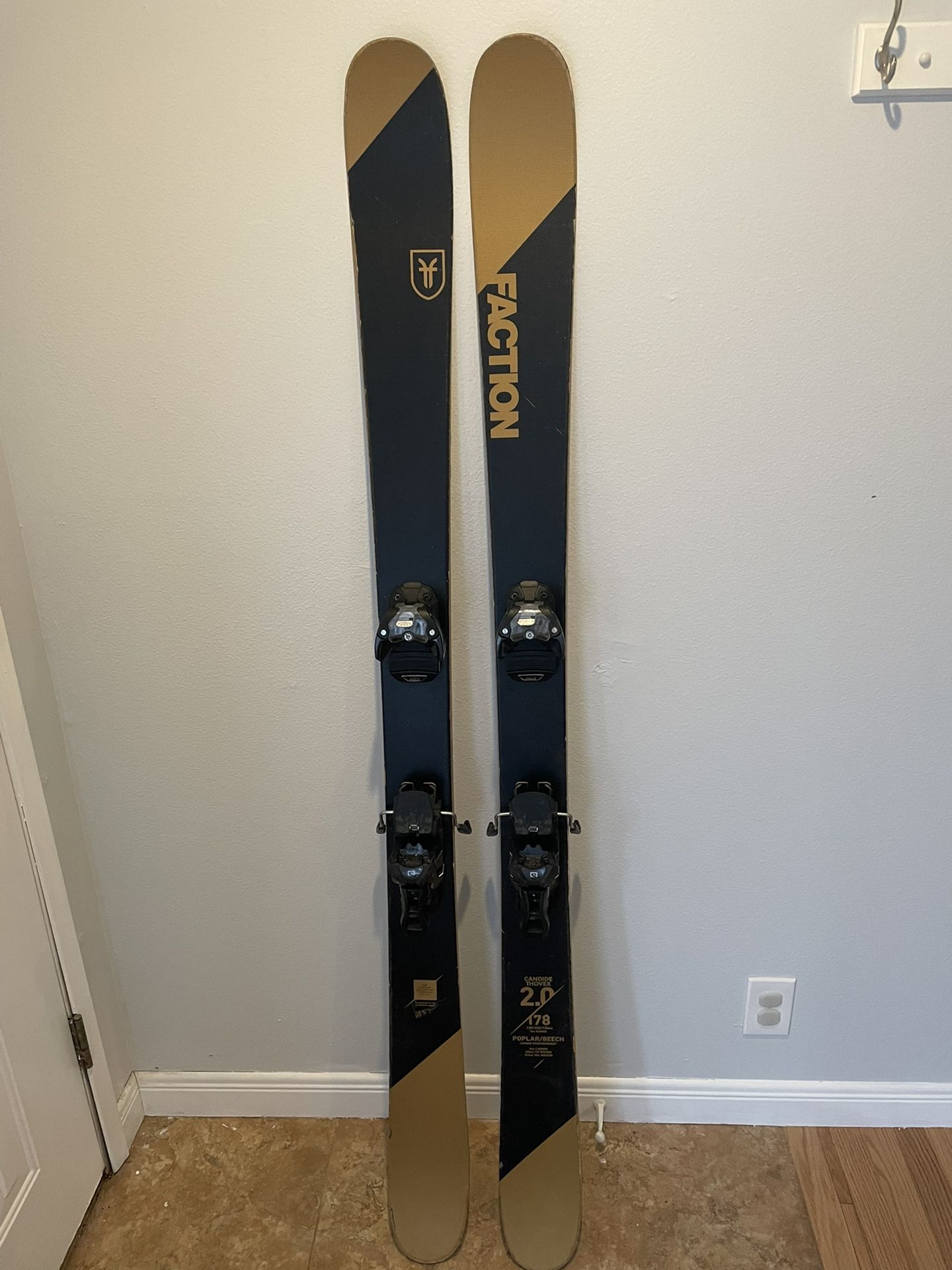 FACTION CANDIDE 2.0 SKIS W Salomon WARDEN MNC 13 BINDINGS