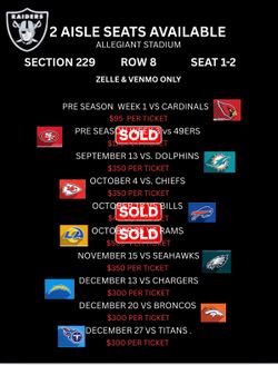Raider tickets 26-27