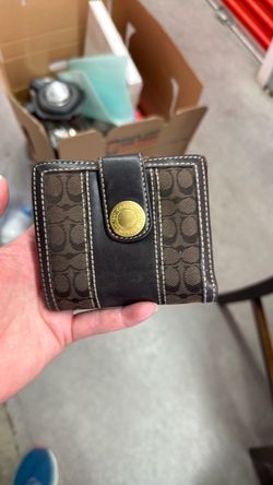 Brown coach wallet