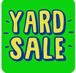 Yard sale happening now!!