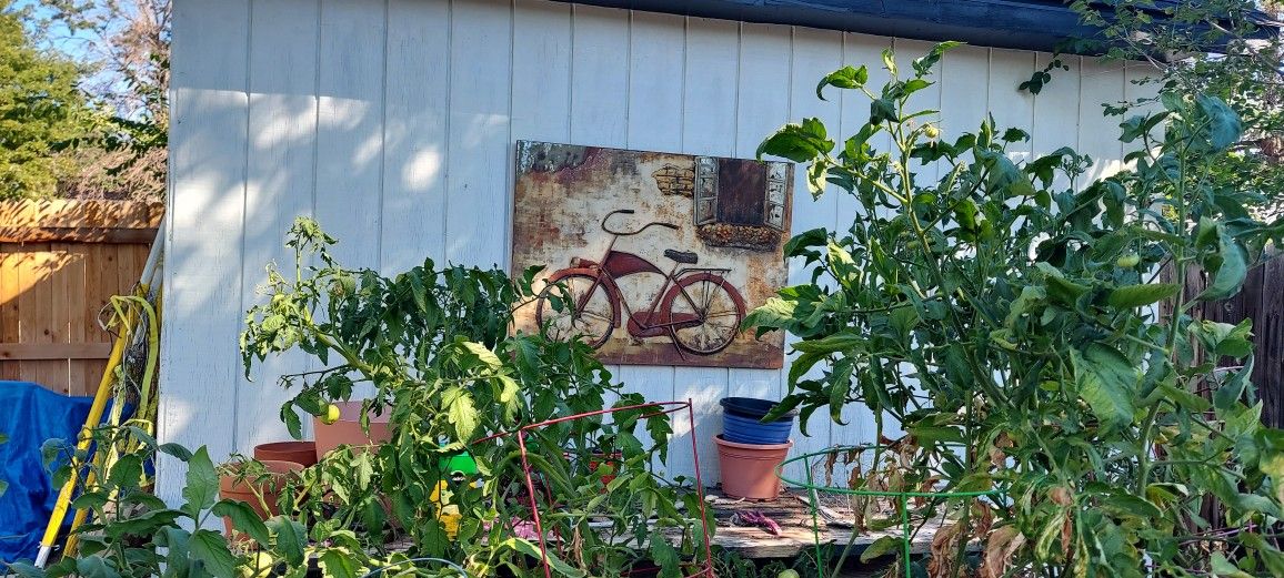Metal Bicycle Sign  Home Decor