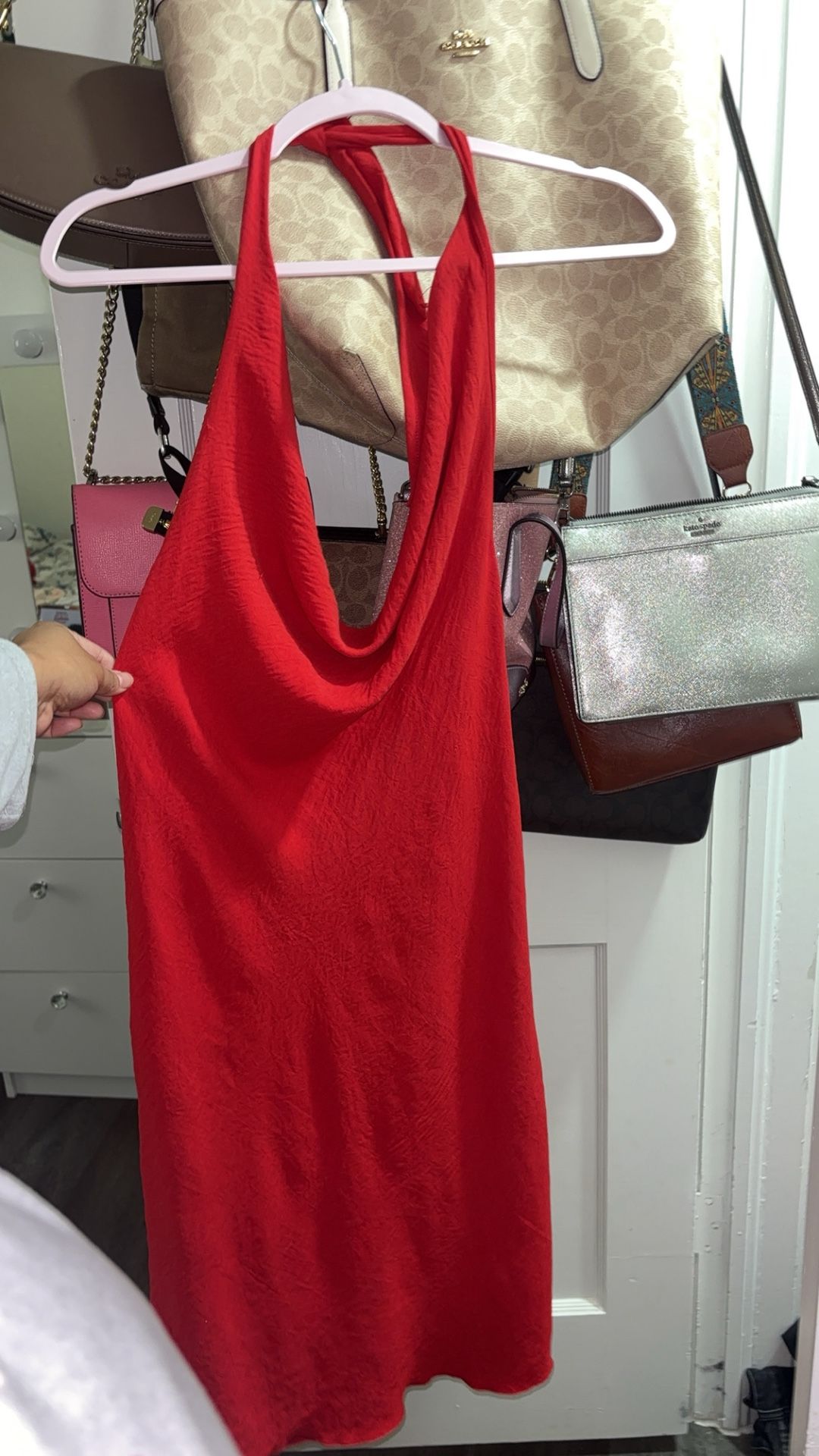 Red Backless Dress