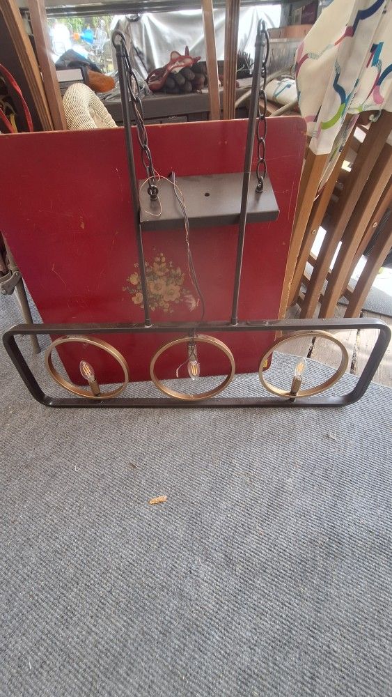 MID CENTURY MODERN HANGING LIGHT $50 BUCKS