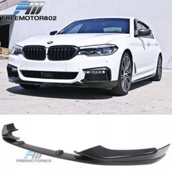 Fits 17-20 BMW G30 M-Tech M Sport MP Style PU Front Bumper Lip Spoiler 3PCS