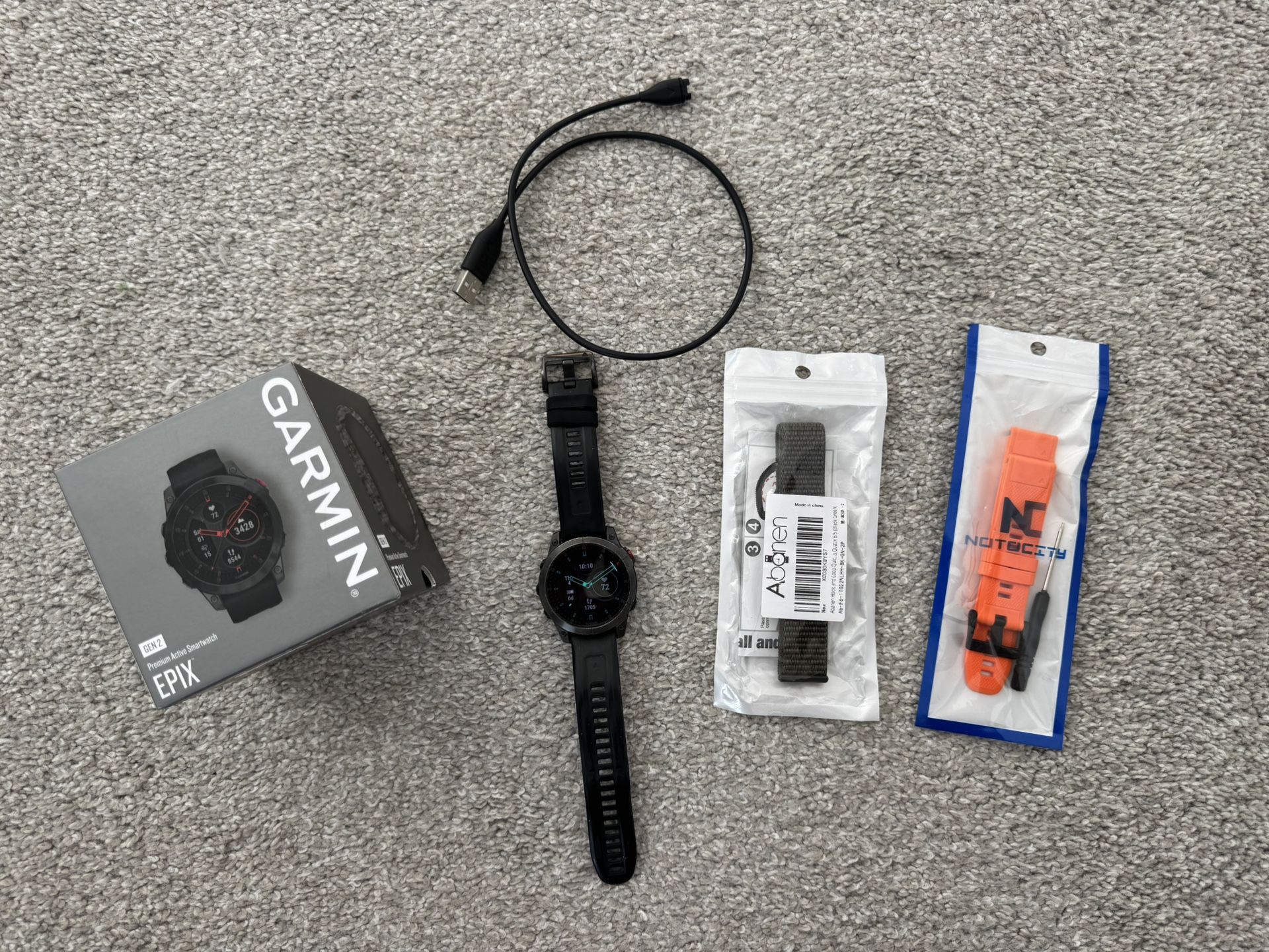 Garmin Epix Gen 2 Fitness Tracker/smartwatch. 