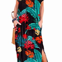 HUSKARY Women's Summer Maxi Dress
