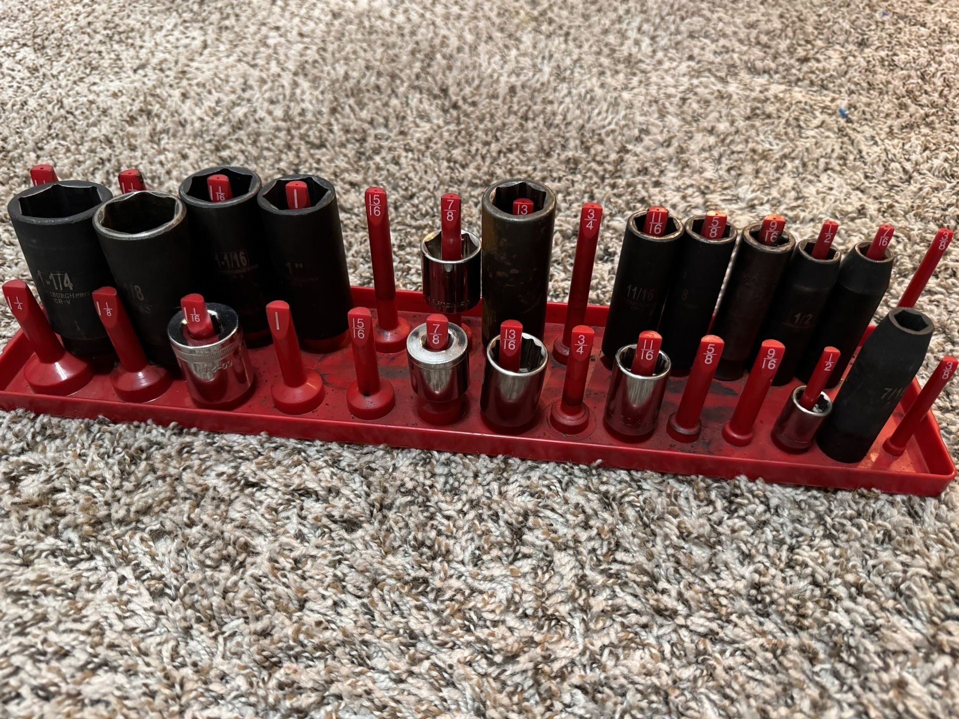 Pittsburgh Deep Well Impact Sockets