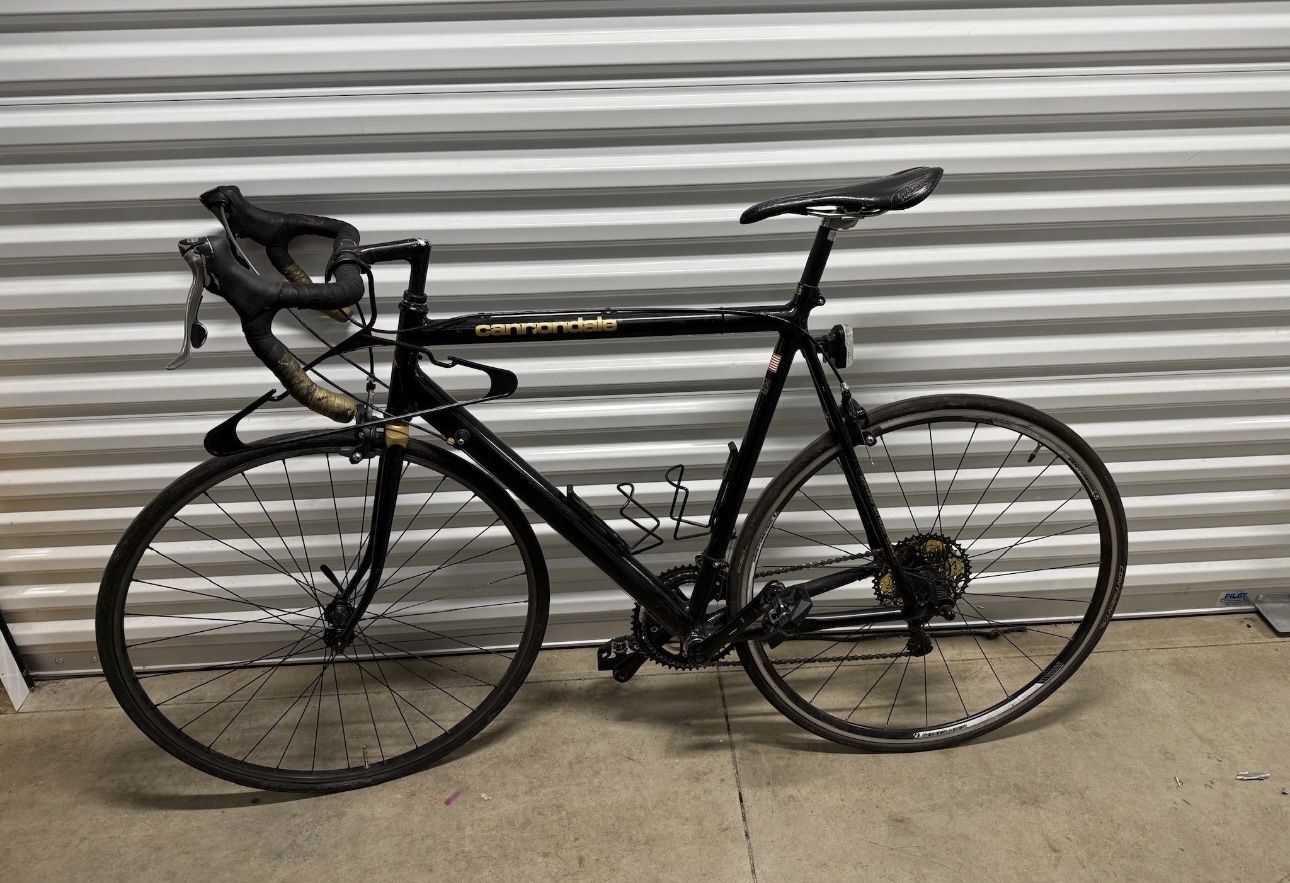 Vintage Cannondale Black Lightning Road Bike - 8 Speed?