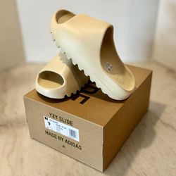 Adidas Yeezy Slide Size  9 Bone Brand New In Box 