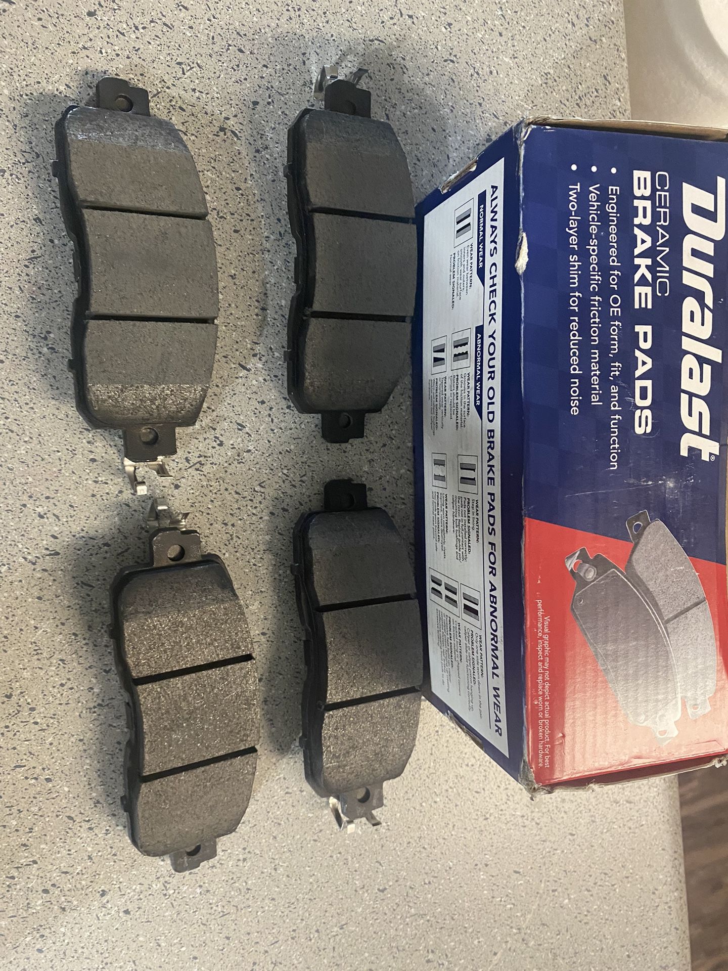 brake pads Nissan Dura last
