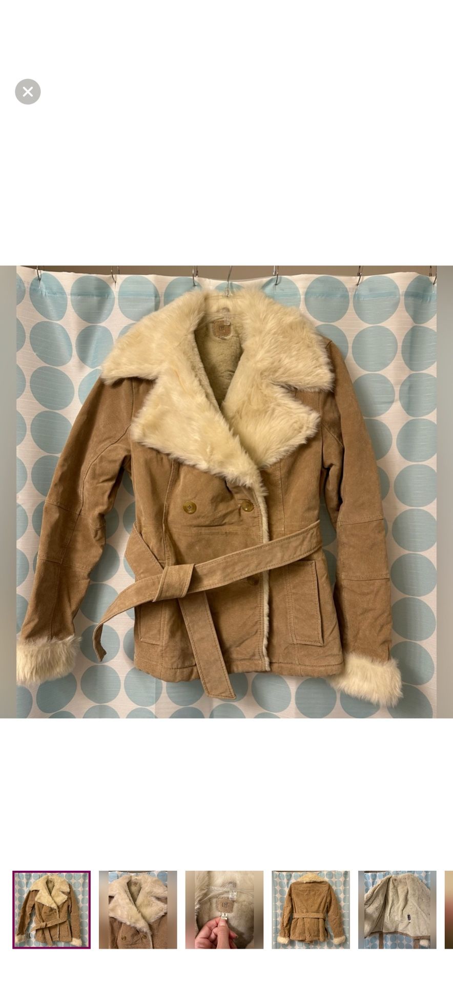 Wilson’s Leather Suede Jacket with Faux Fur - Women’s - Size small