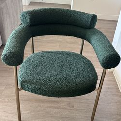 Green Expensive Dining Chairs Like New
