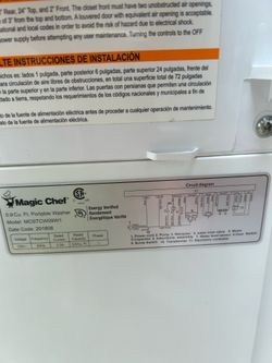 magic Chef 0.9cu.ft Portable washer in clean condition.