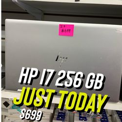 HP I7 256 GB AVAILABLE NOW