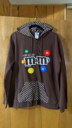 M & M Full Zip Hooded Sweatshirt size X Large 