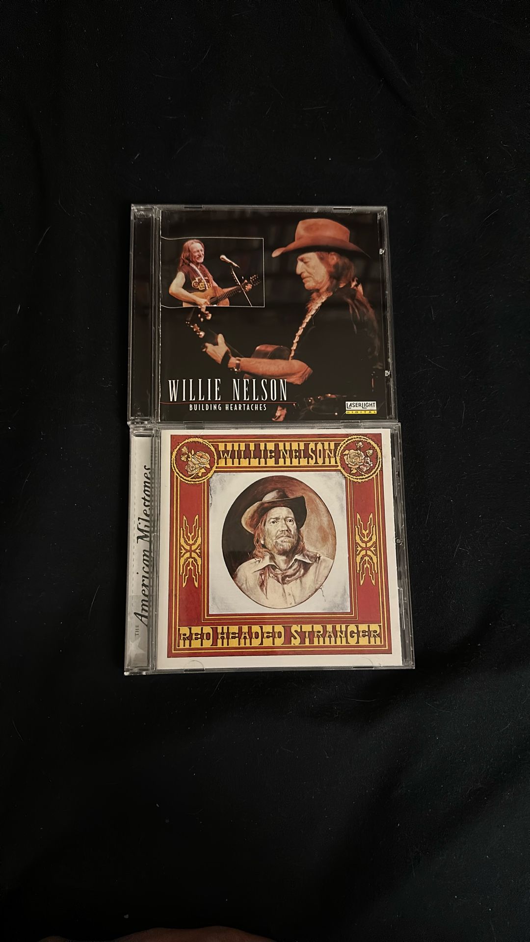 Willie Nelson CDs Building Heartaches And Red Headed Stranger