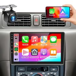 Podofo 2G 64G Radio for Toyota Camry 1(contact info removed) Manual A/C Car Stereo with 9'' 1080P IPS Touch Screen Bluetooth Radio Support Wireless Ca
