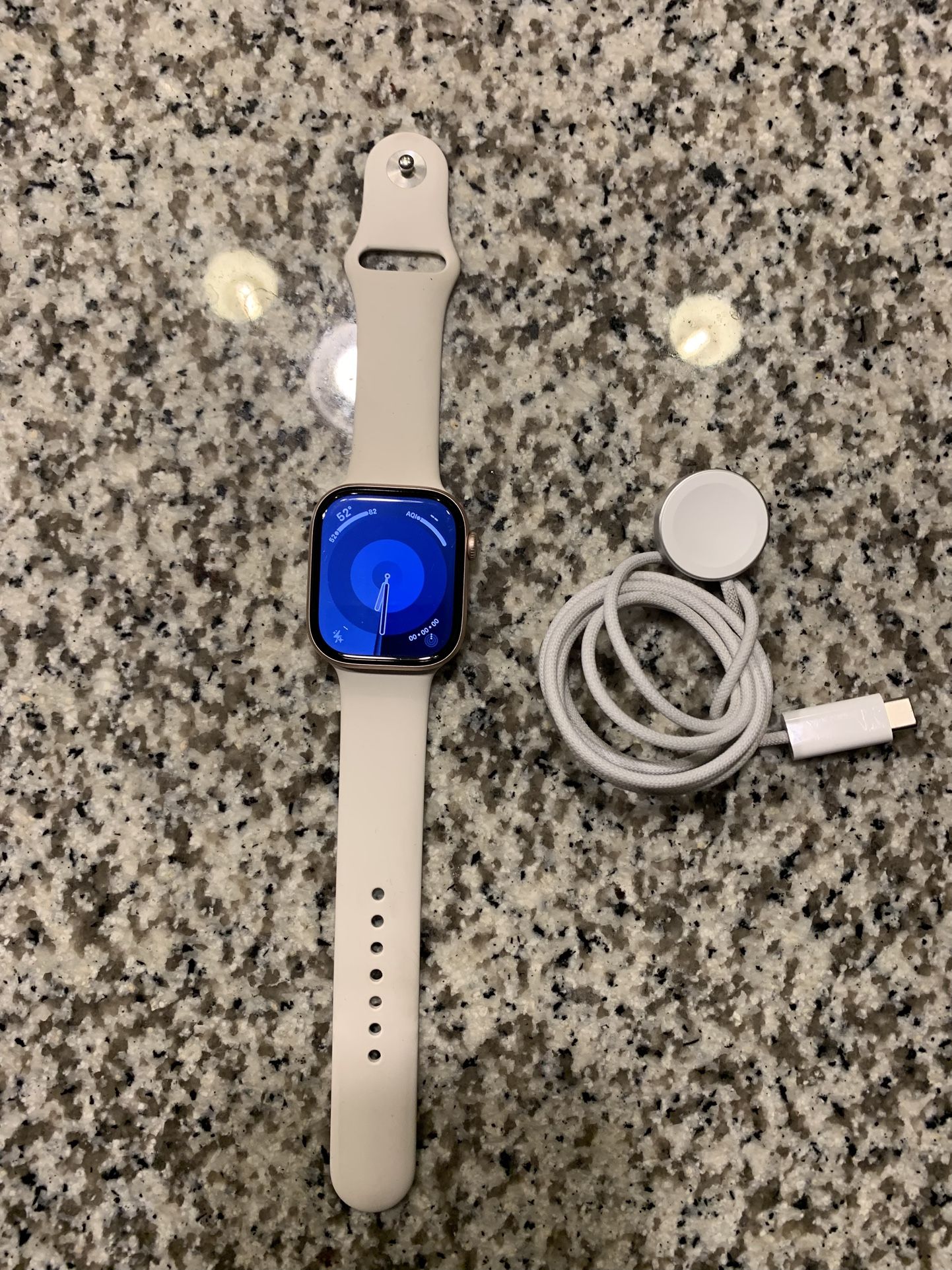Apple Watch Series 10 GPS + Cellular 46mm Rose Gold - Some Scratches - Apple Warranty Until End Of 2025 - Comes With Charger