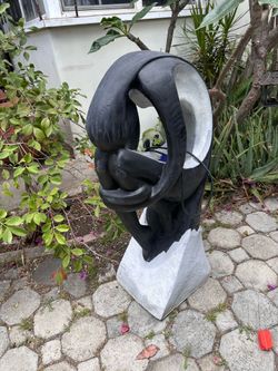 Graceful Form 43” Modern Indoor outdoor Resin Floor Mountain