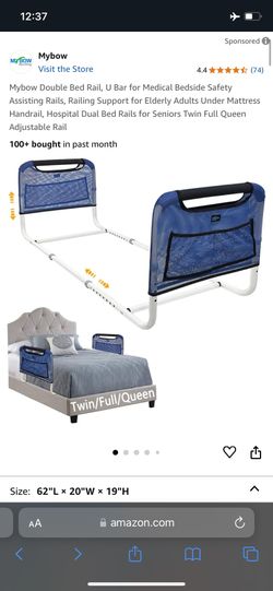 Mybow Double Bed Rail Twin/Full/Queen 