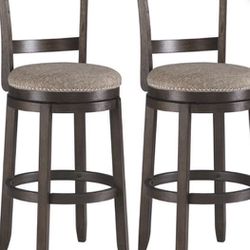 le: Signature Design by Ashley Drewing Bar Height Bar Stool, Brown