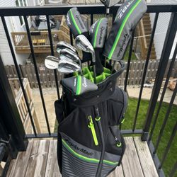 Taylormade RBZ Speedlite 11 Piece Men’s Regular Flex Right handed Full Golf Set. 