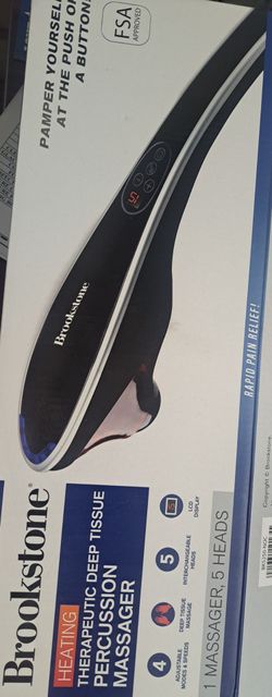 Brookstone Therapeutic Deep Tissue Percussion Massager