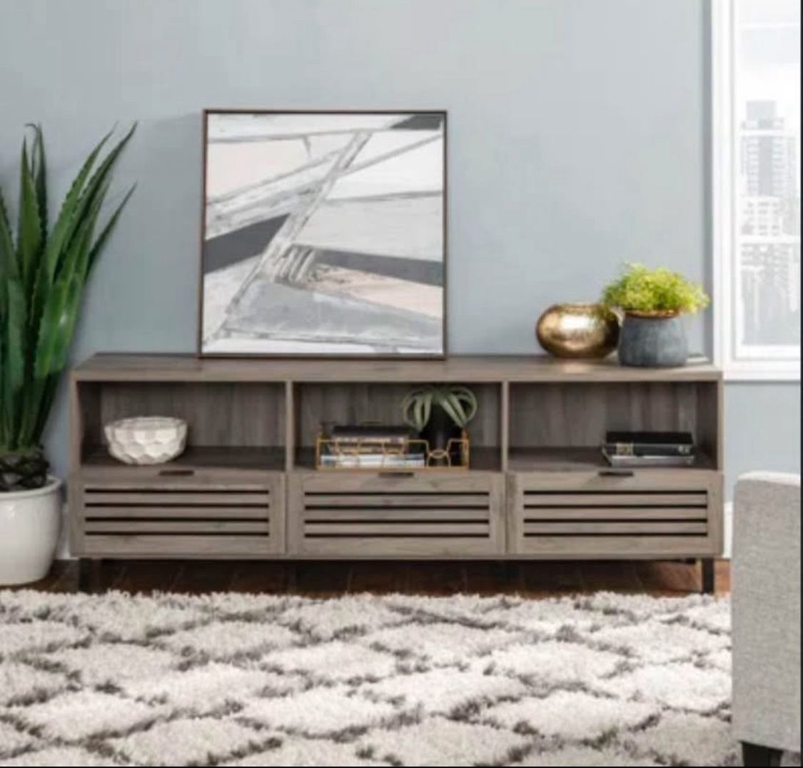 Large 70” TV Stand or Transitional Storage Sideboard