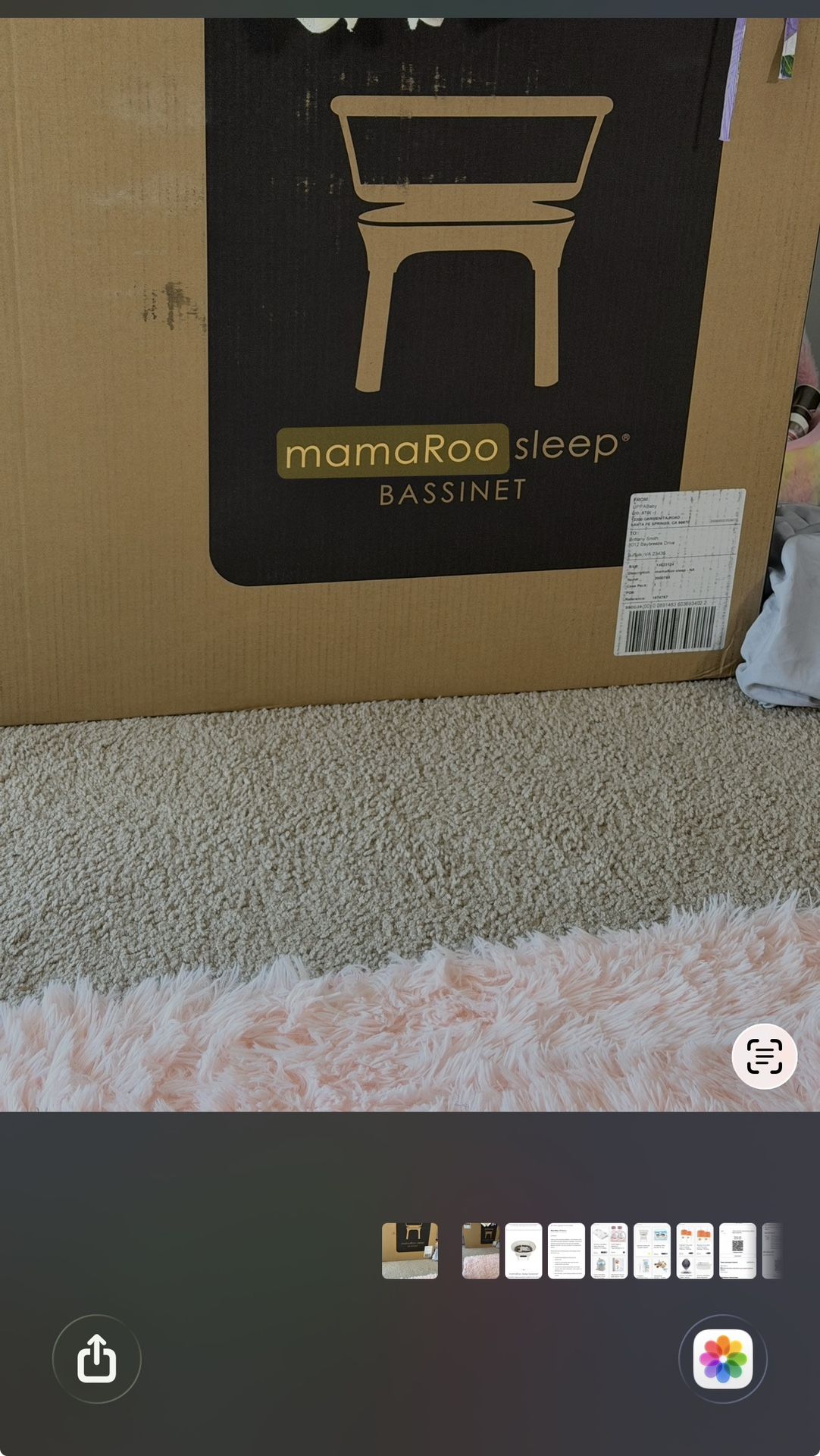 Mama Roo Bassinet Brand New