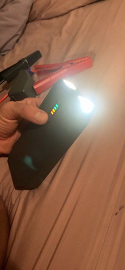 Portable Jump Starter with LED Light